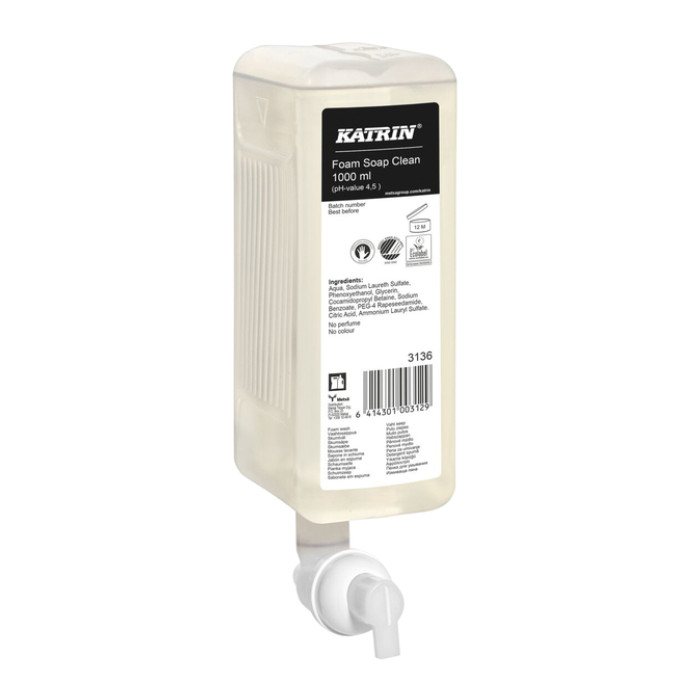 Handzeep Katrin Clean schuim 1000ml 3136
