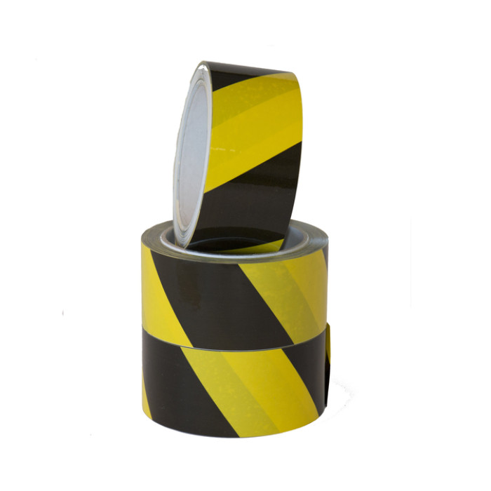Vloermarkeringstape IEZZY 50mmx33m zwart/geel