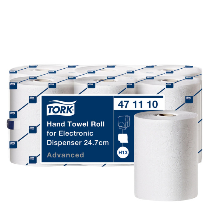 Handdoekrol Tork H13 Advanced 2-laags 143m wit 471110