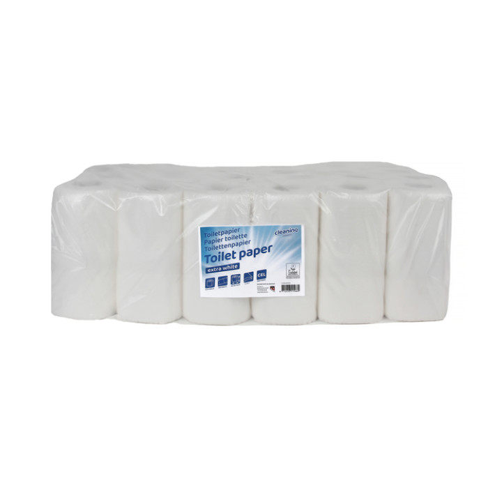Toiletpapier Cleaninq 2-laags 200vel extra wit