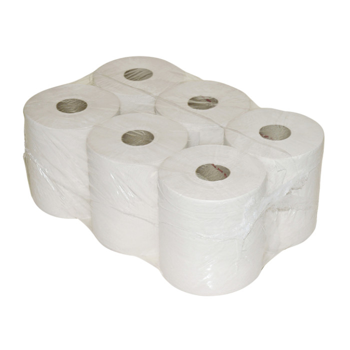 Toiletpapier Euro Products Q5 jumbo klein 2-laags 180m wit 240018