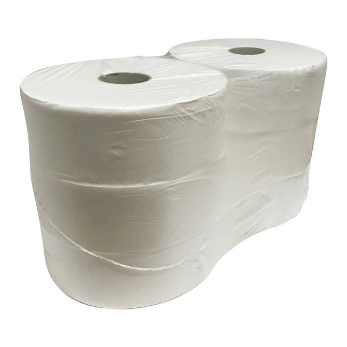 Toiletpapier Euro Products P4 jumbo groot 2-laags 380m wit 240038