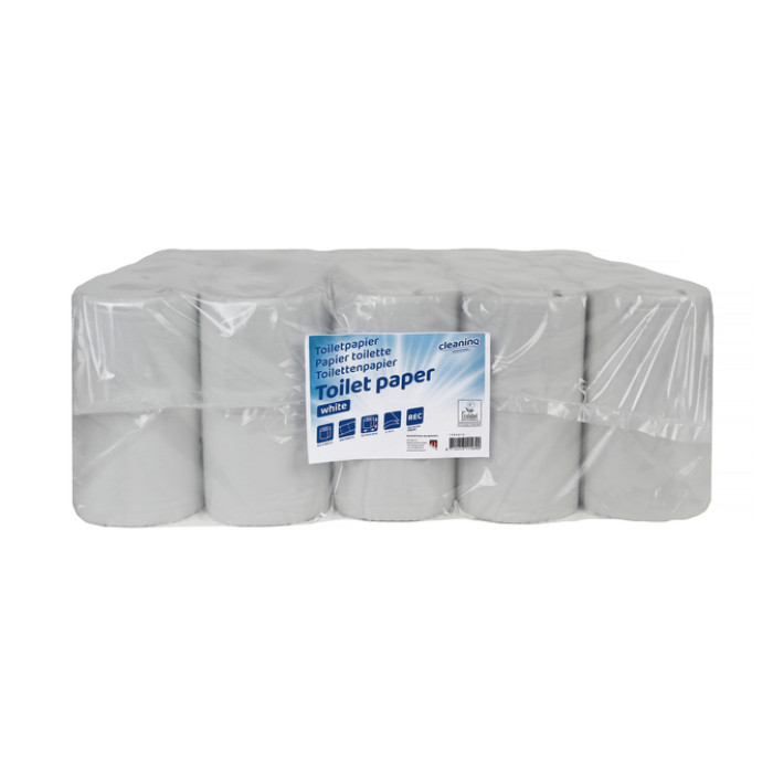 Toiletpapier Cleaninq 2-laags 400vel rc wit