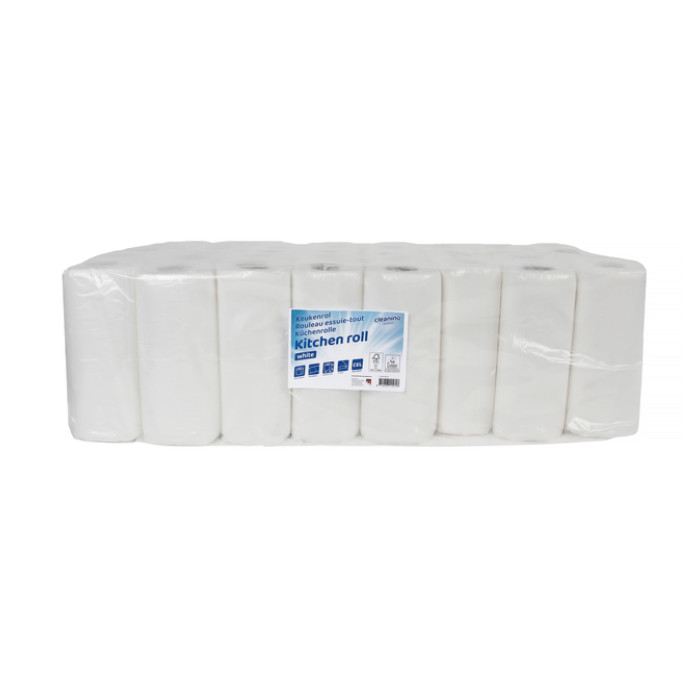 Keukenrol Cleaninq 2-laags 50vel 16x2rol wit