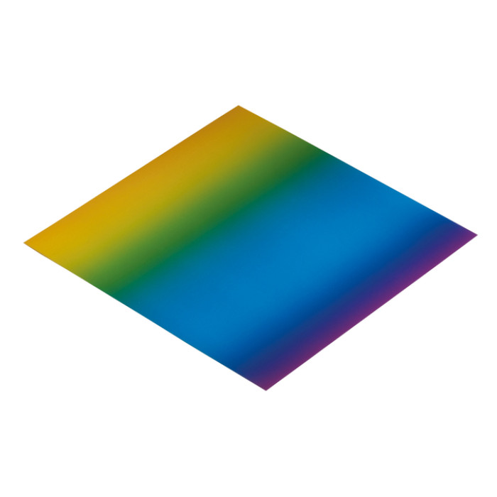 Vouwblaadjes Folia 100gr 15x15cm 100 vel regenboog