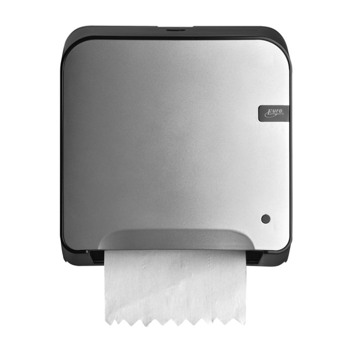 Handdoekroldispenser Quartzline Q14 Matic XL klein zilver 441199