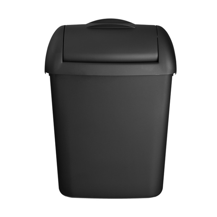 Dameshygiënebak Quartzline 8 liter zwart 441458