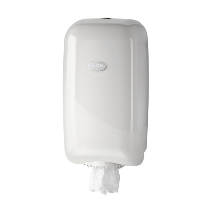 Poetspapierdispenser Pearl Line P17 klein wit 431105