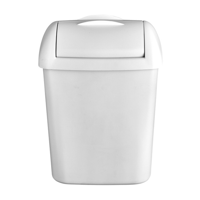 Dameshygiënebak Quartzline 8 liter wit 441408