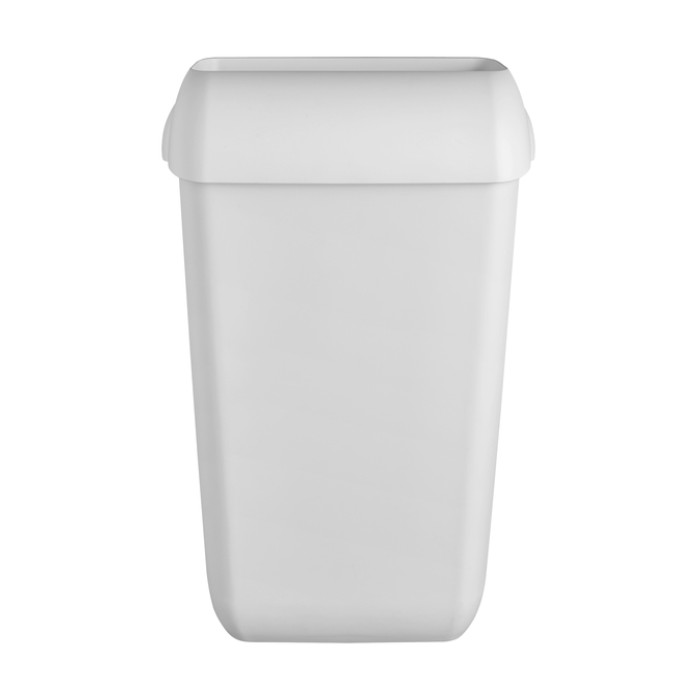 Afvalbak Quartzline open inworp 43 liter wit 441404