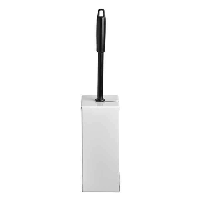 Toiletborstelset Quartzline rvs wit 448901