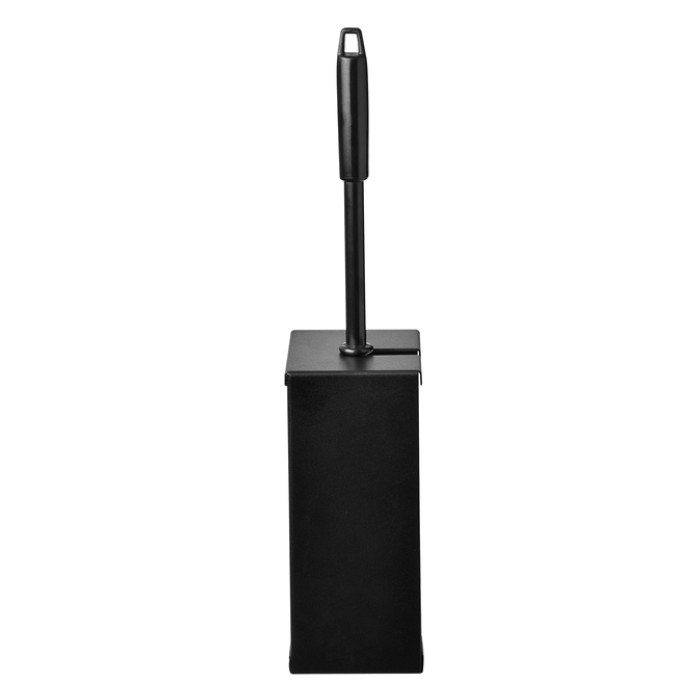 Toiletborstelset Quartzline rvs zwart 448951