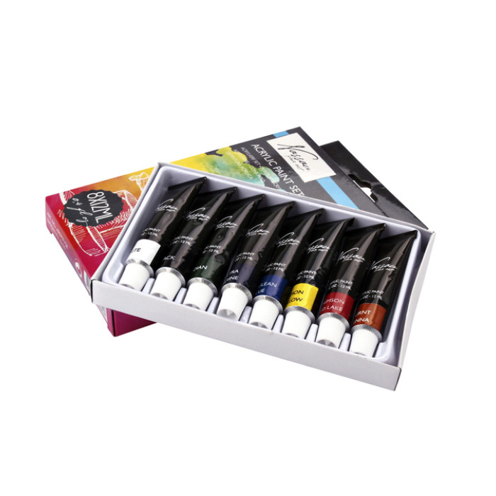 Acrylverf Nassau Art set met 8 kleuren