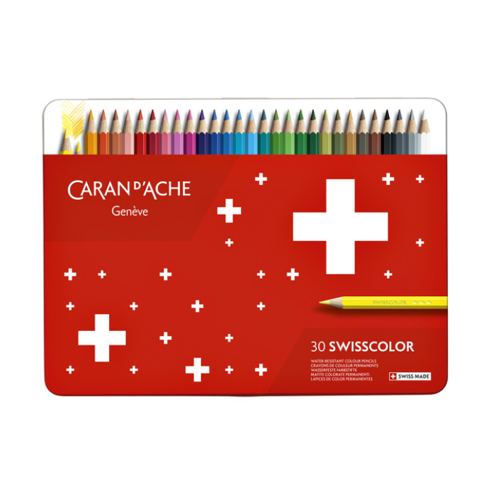 Kleurpotloden Caran d'Ache Swisscolor 30 stuks assorti