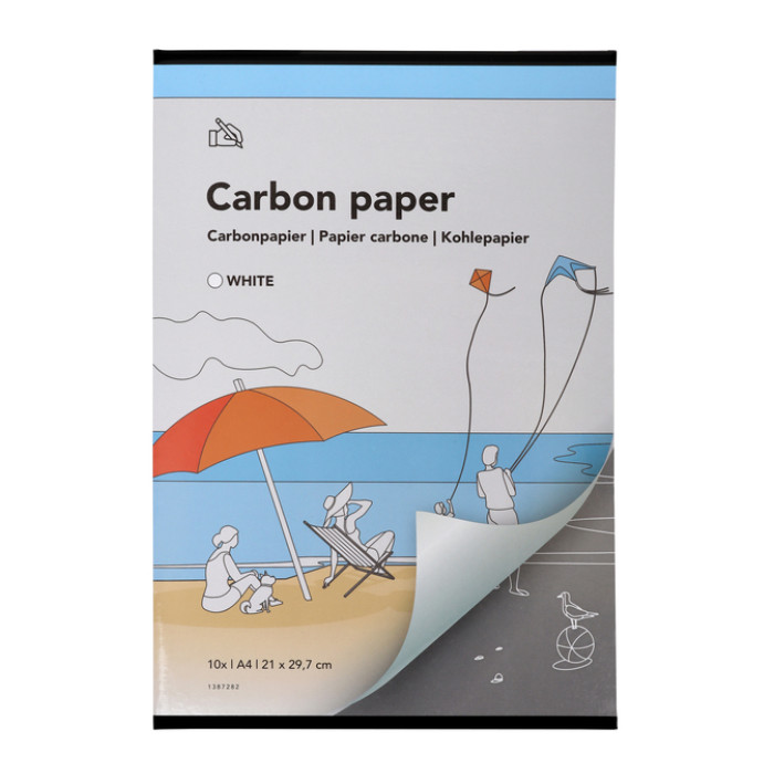 Carbonpapier Qbasic A4 21x29,7cm 10x wit