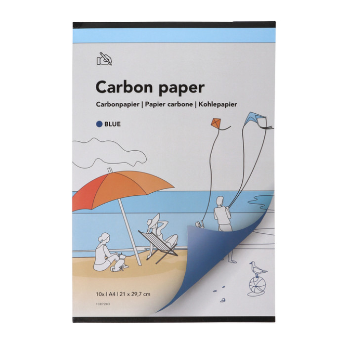 Carbonpapier Qbasic  A4 21x29,7cm 10x blauw