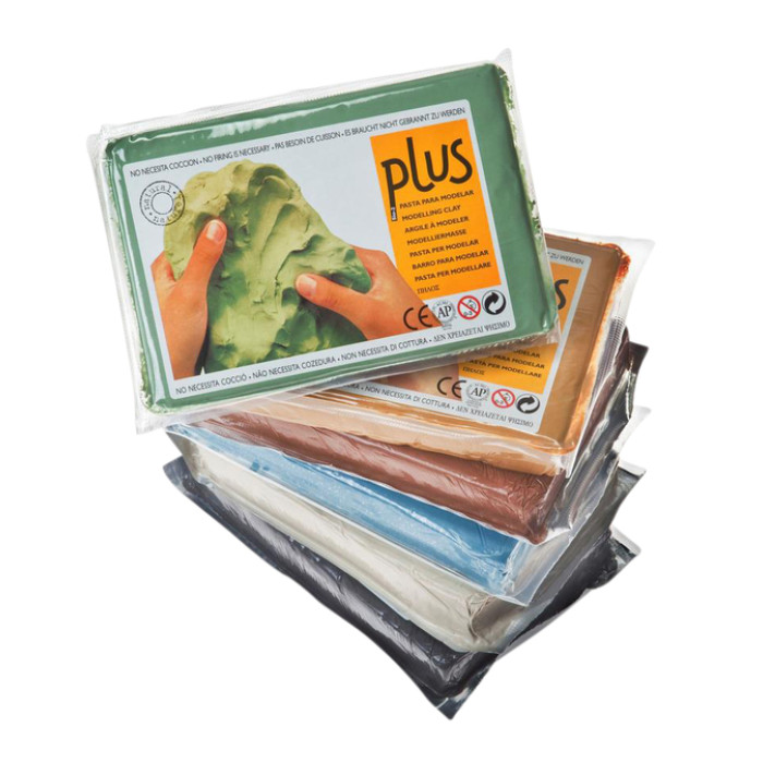 Klei Plus 1kg zwart