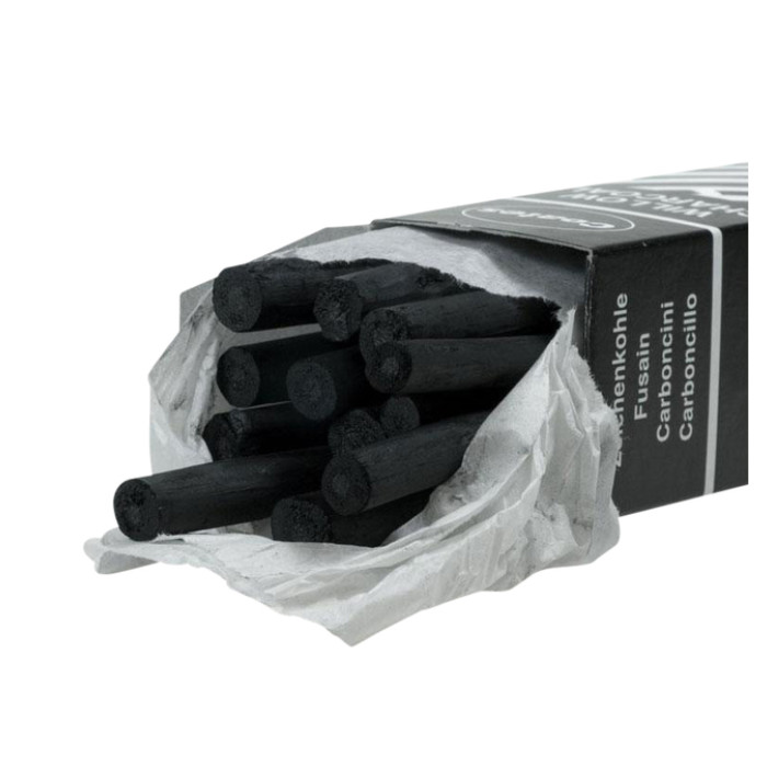 Houtskool Coates 7-9mm doos à 12 stuks