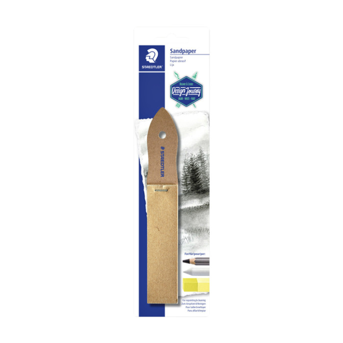 Sandpaper Staedtler voor potloden blister 12 vel