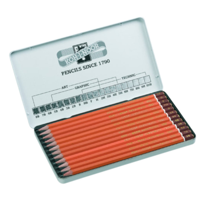 Potloodstift Koh-I-Noor 1502 Artset 8B-2H