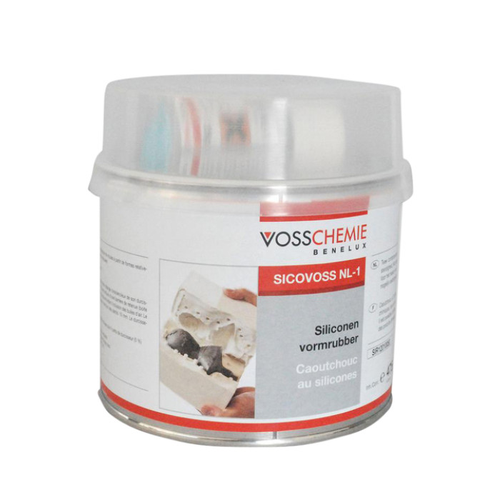 Vormrubber Voss siliconen 500gr + verharder