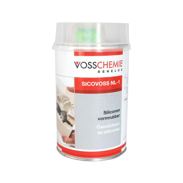 Vormrubber Voss gietsiliconen 1kg + verharder