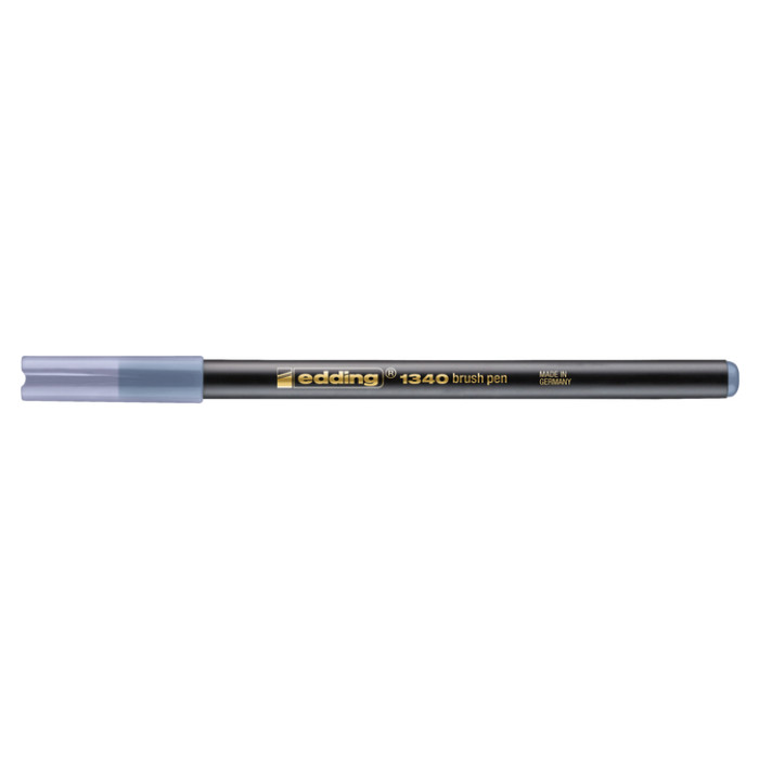 Brushpen edding 1340 zilvergrijs