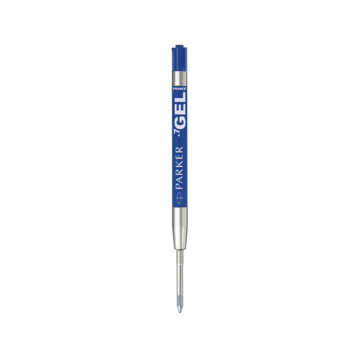 Gelschrijvervulling Parker Quink medium blauw blister à 2 stuks