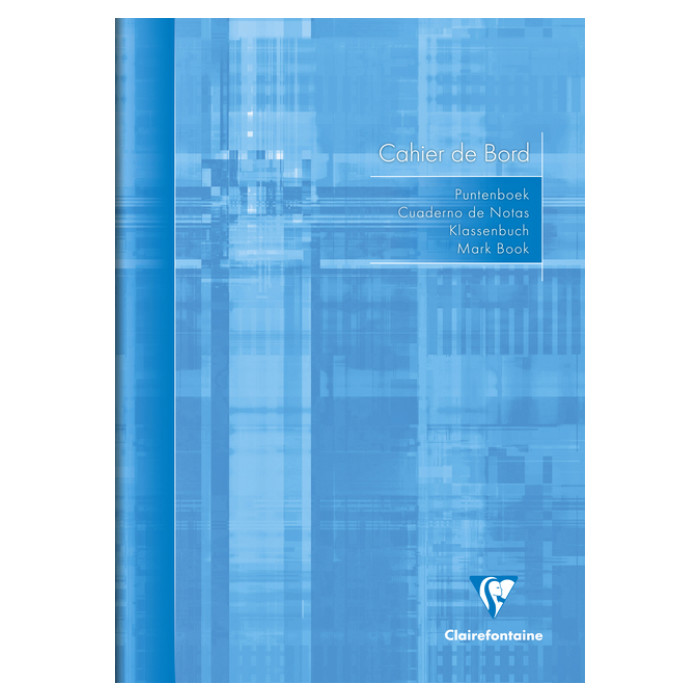 Puntenboek leraren Clairefontaine A4 72 pagina's 110gr meertalig assorti