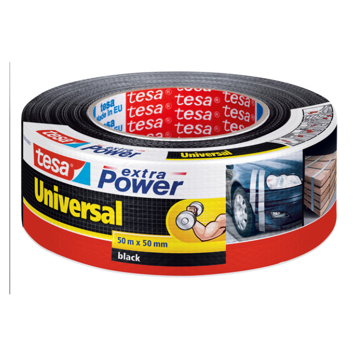 Duct tape tesa® extra Power Universal 50mx50mm zwart