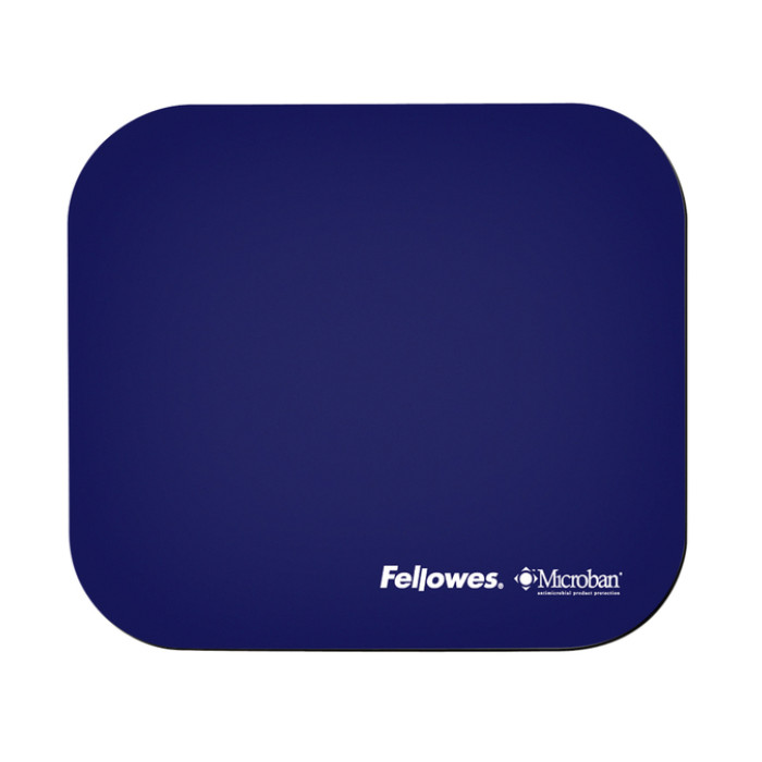 Muismat Fellowes Microban antibacterieel blauw