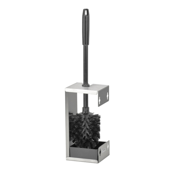 Toiletborstelset Quartzline rvs zilver P3400226