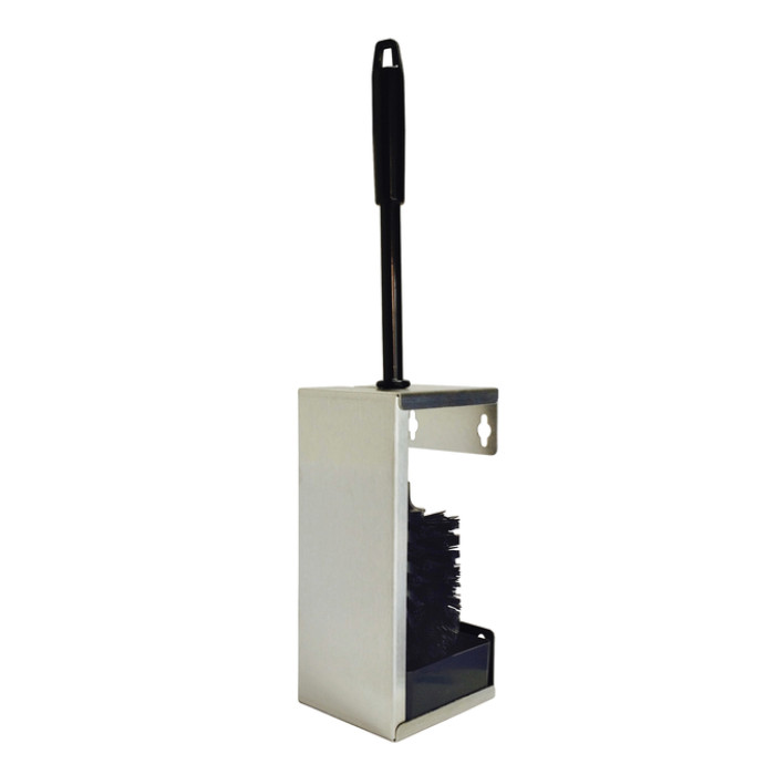 Toiletborstelset Quartzline rvs zilver P3400226