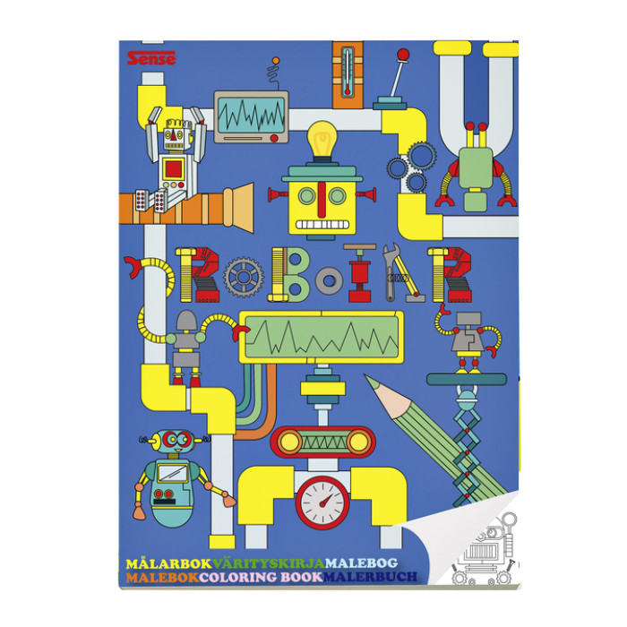 Kleurboek Haza Sense Robot