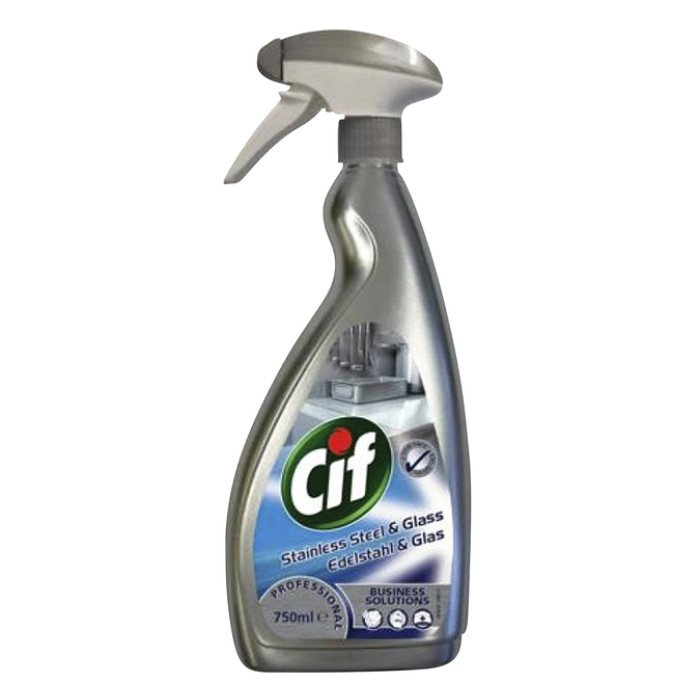 Roestvrijstaal reiniger CIF professional 750ml