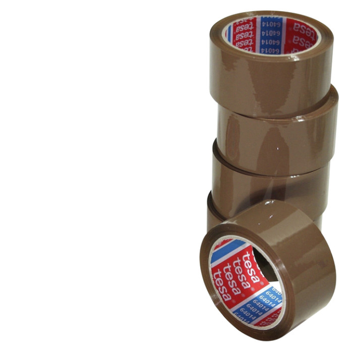 Verpakkingstape Tesa 50mmx66m PP bruin