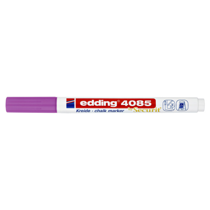 Krijtstift edding 4085 by Securit rond 1-2mm framboos