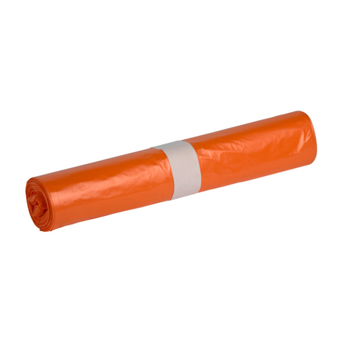 Afvalzak Powersterko HDPE T25 70x110cm 120L oranje