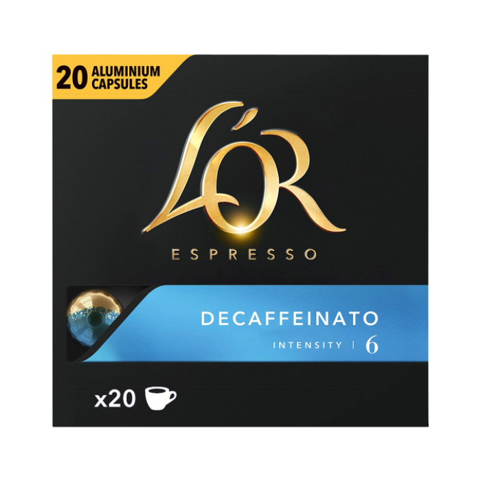 Koffiecups L'Or espresso Decaffeinato 20 stuks