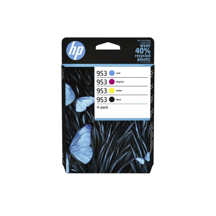 Inktcartridge HP 6ZC69AE 953 zwart + 3 kleuren