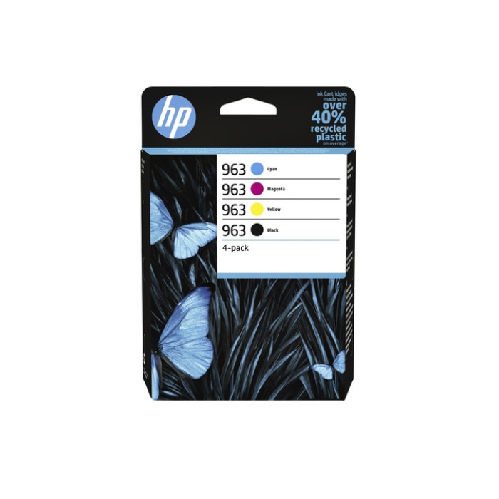 Inktcartridge HP 6ZC70AE 963 zwart + 3 kleuren