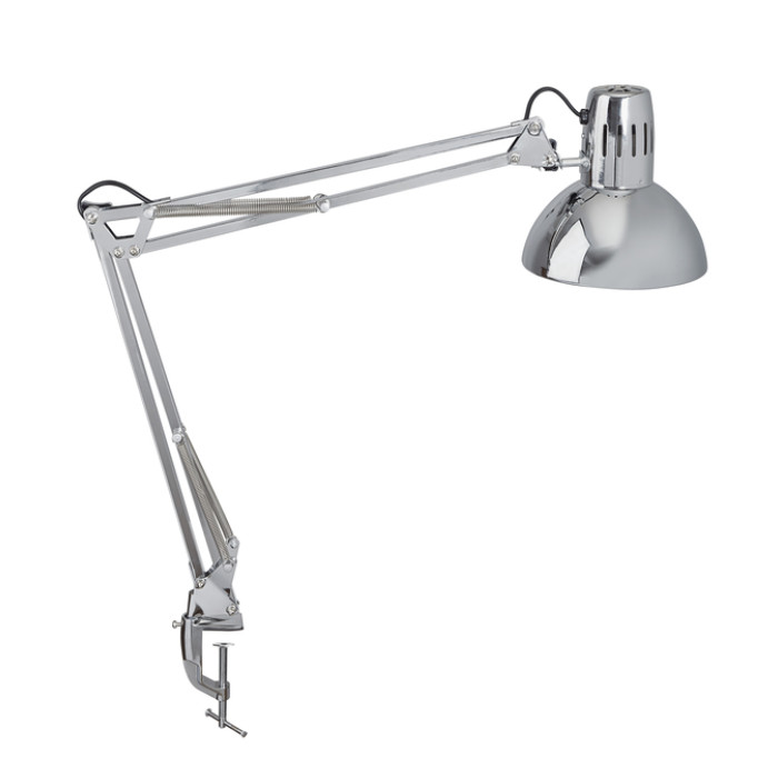 Bureaulamp MAUL Study met tafelklem chroom excl. LED lamp
