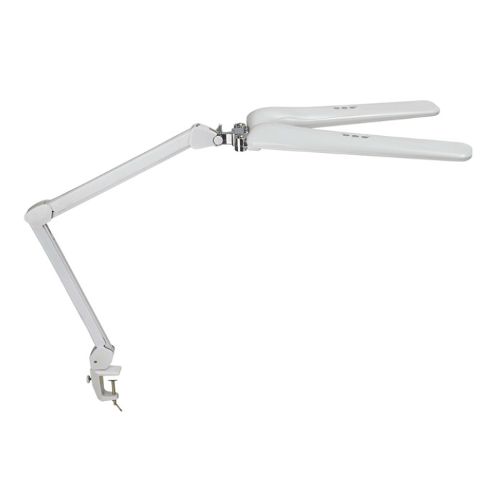 Werkpleklamp MAUL Craft duo LED tafelklem dimbaar wit