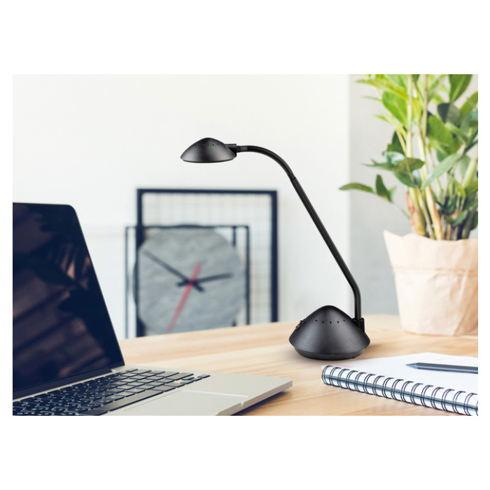 Bureaulamp MAUL Arc LED zwart