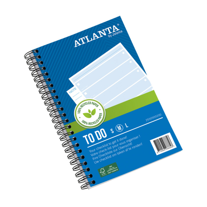 Things to do Djois Atlanta recycled papier Medium 195x135 100vel 70gr blauw