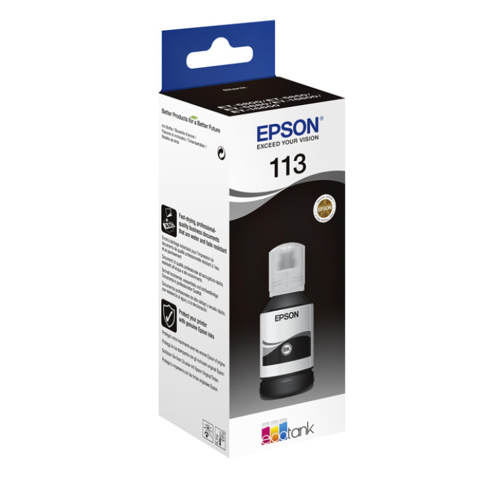 Navulinkt Epson 113 EcoTank zwart