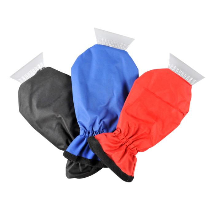 IJskrabber ProPlus met fleece handschoen assorti