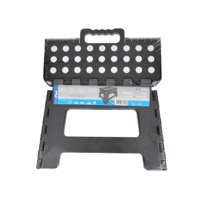 Opstapkruk ProPlus inklapbaar 290x215x220mm grijs