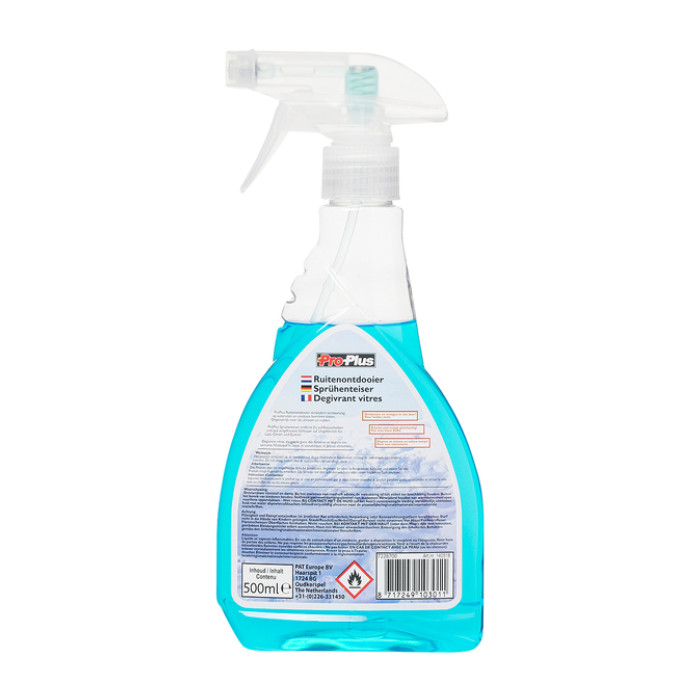 Ruitenontdooier ProPlus spray 500ml blauw