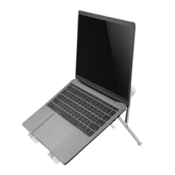 Laptopstandaard Neomounts NSLS010 opvouwbaar zilver